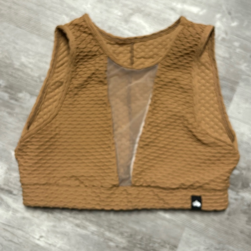 Booty by Brabants sports bra, mesh see through - one size